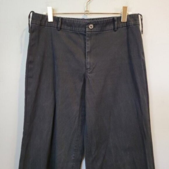 Ralph Lauren Collection Purple Label | High Rise Wide Leg Flare Pants Black - Picture 6 of 9